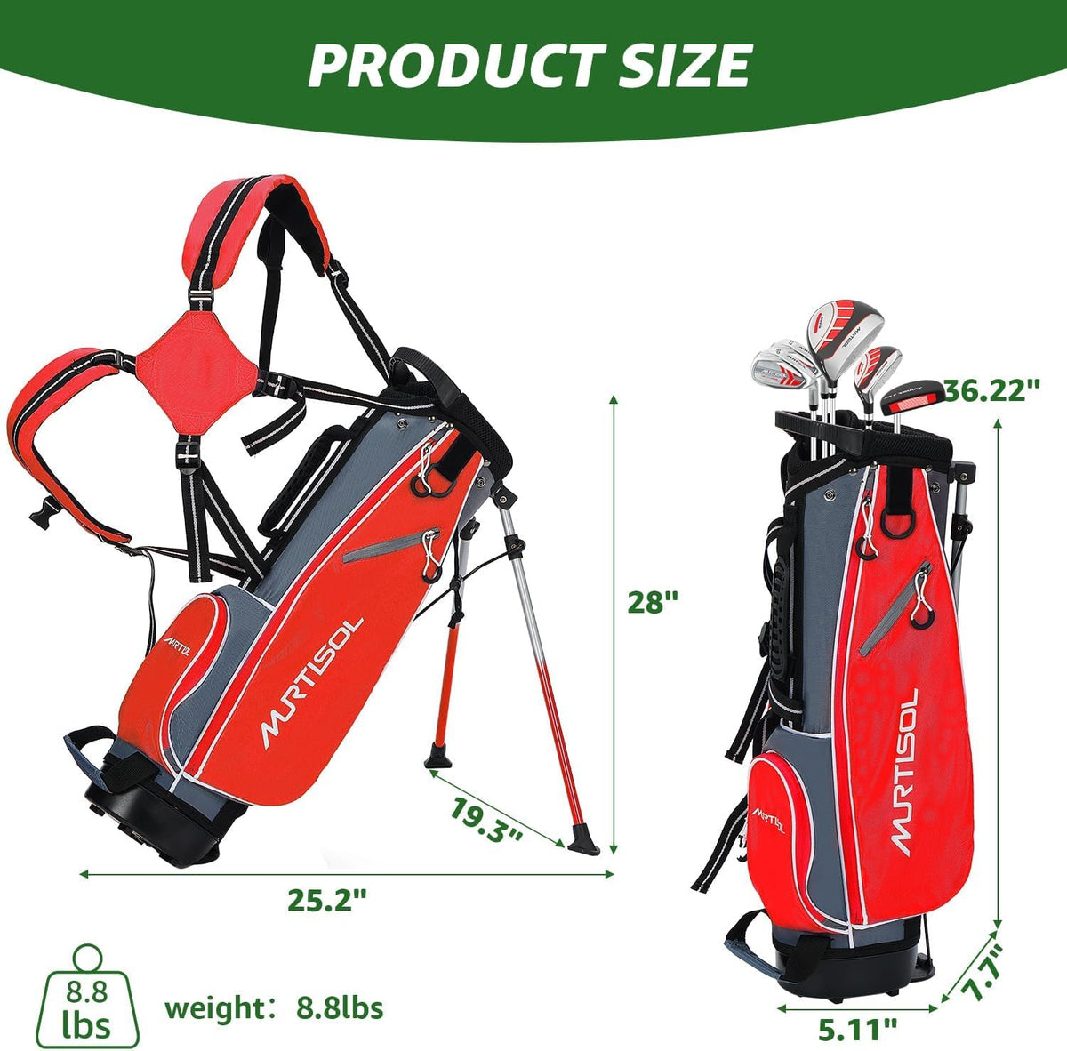 XDriveMax kids putter with alignment lines for steadier putting