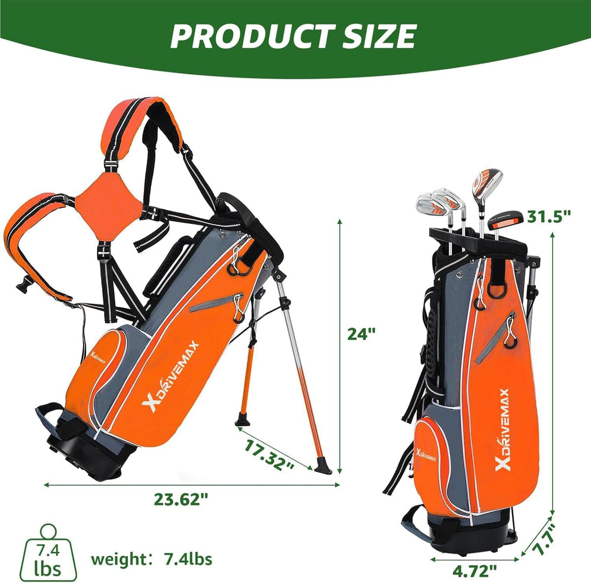 XDriveMax 9/P irons provide smooth contact and consistency.