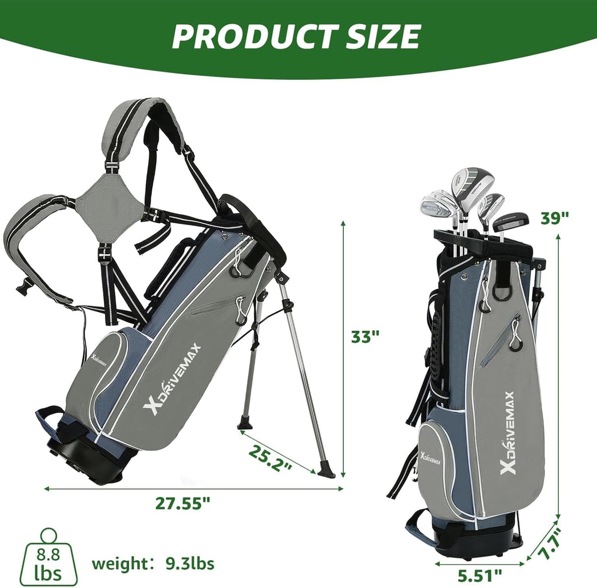 XDriveMax precision putter with alignment line for stable greens