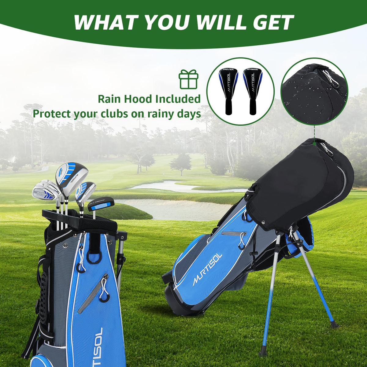 XDriveMax stand bag showing lightweight carry and club organization.