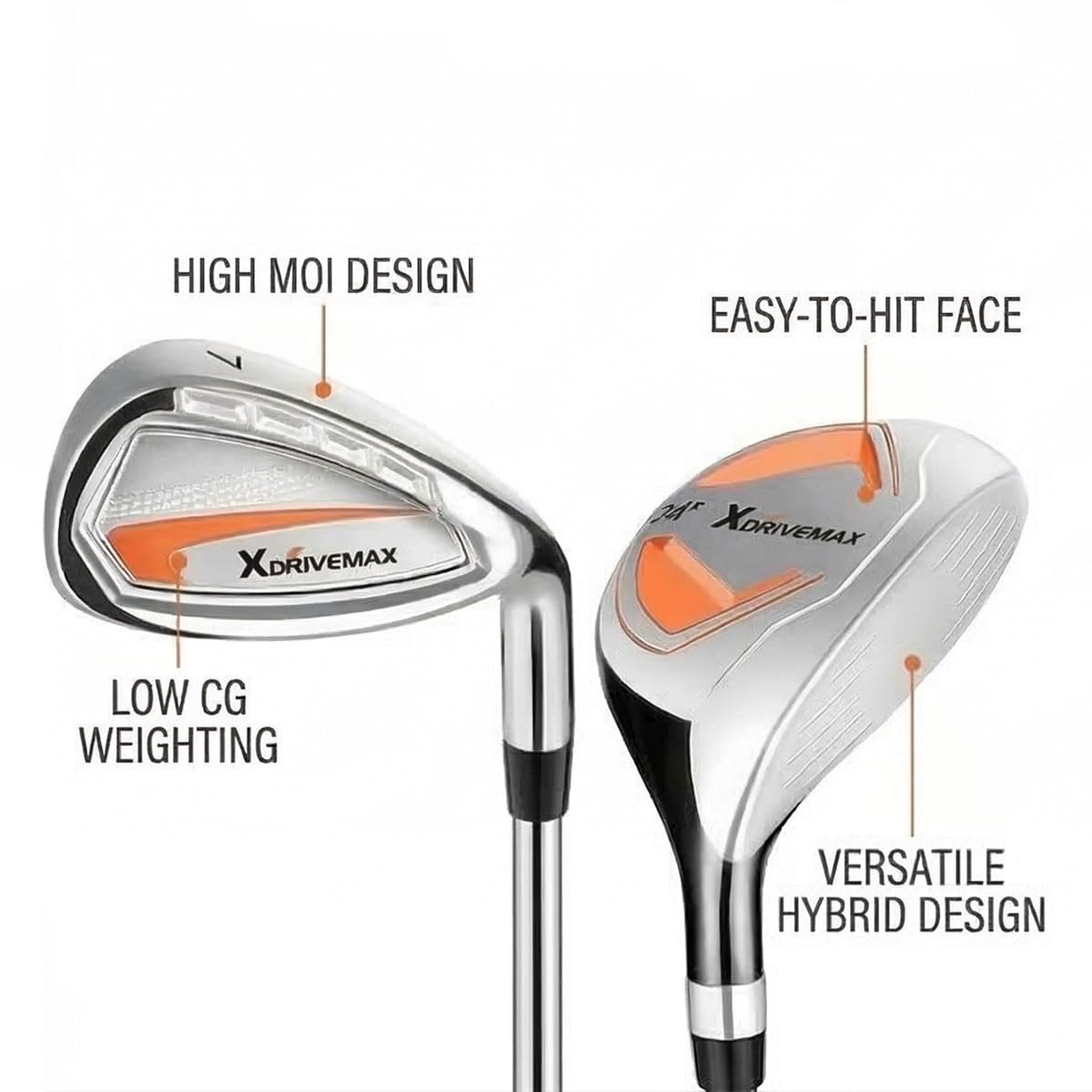 XDriveMax high-MOI putter aids alignment for smoother, more confident rolls.