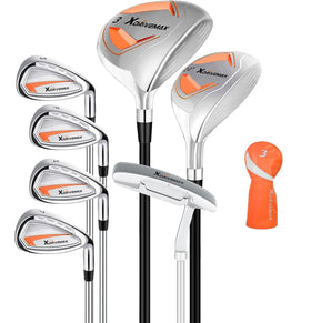 XDriveMax left-handed 7-piece set with wood focus for high launches and forgiving distance.