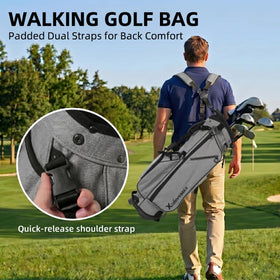 XDRIVEMAX ultralight stand bag designed for comfortable walking