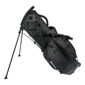 XDriveMax on-course bag in action shows steady balance