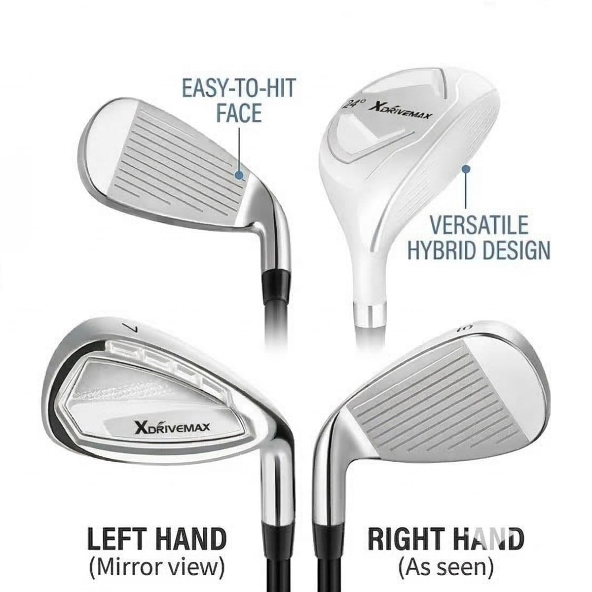 XDriveMax putter image highlights alignment for smoother rolls