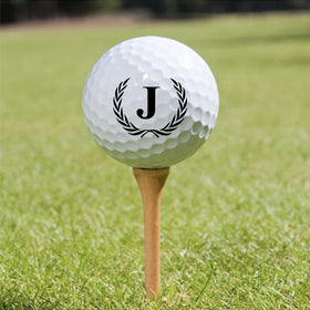 Close up of Xeiwagoo golf ball printing showing clear initials