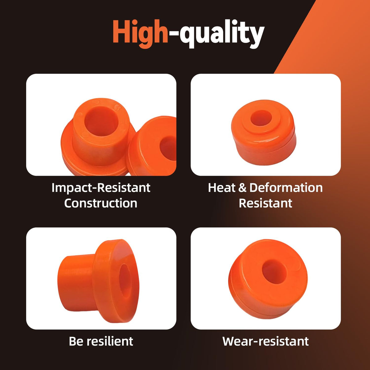 XFApex front A-arm bushing kit delivering smoother ride on rough terrain.
