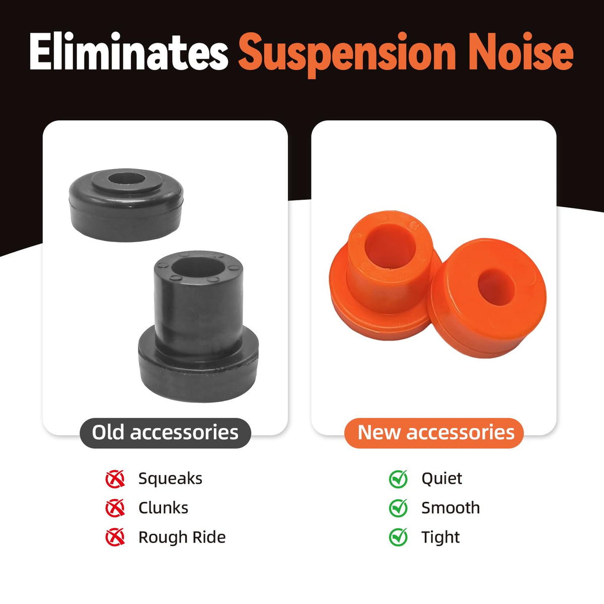 High-precision bushings by XFApex restore suspension performance for precise steering.