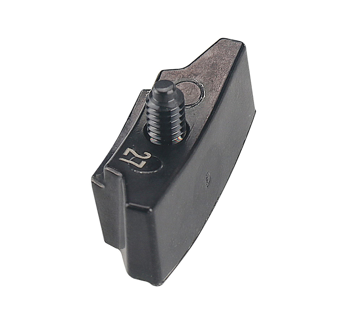 XFDACOV 27g weight close-up engraving, precise spec detail.