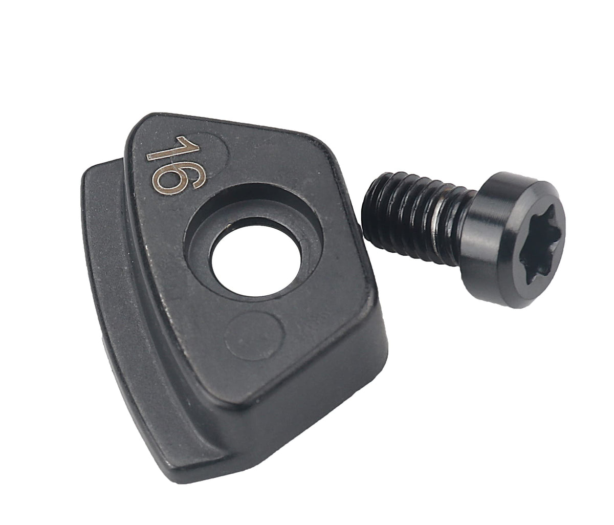 XFDACOV close-up of 14g weight metal finish