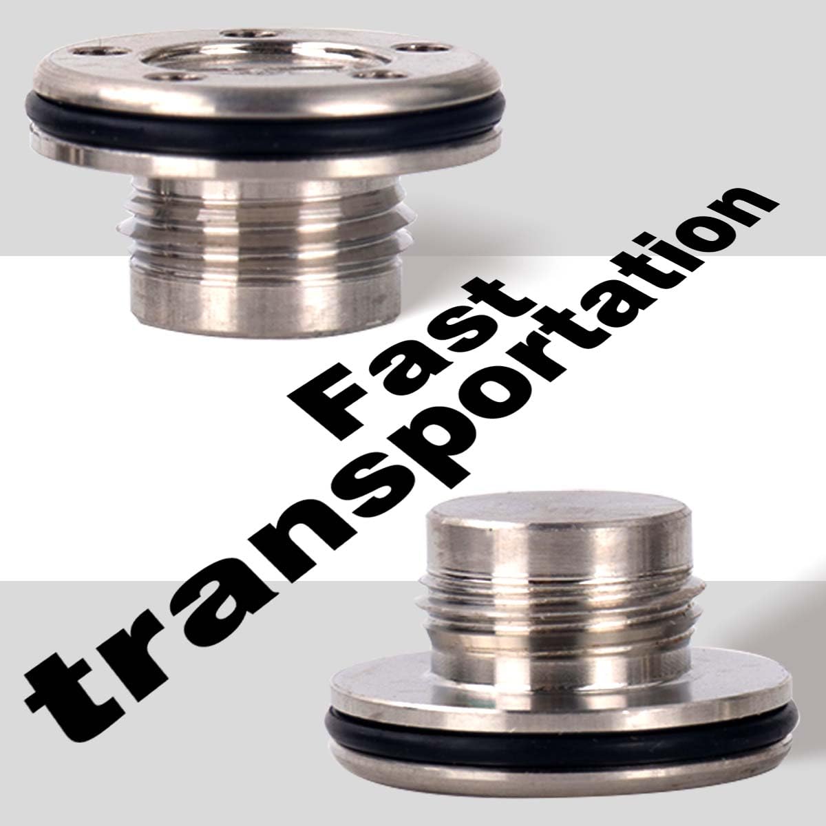 Two weights per pack simplify setup and weight tuning.