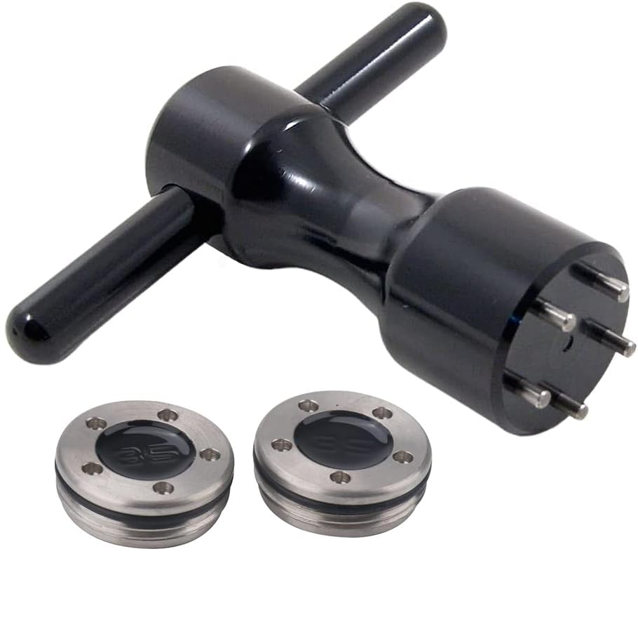 XFDACOV golf weights wrench kit with 2x15g counters for Newport putter, easy customization.
