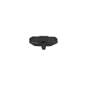 Closeup of XFDACOV head-weight mount with clean threading and secure fit