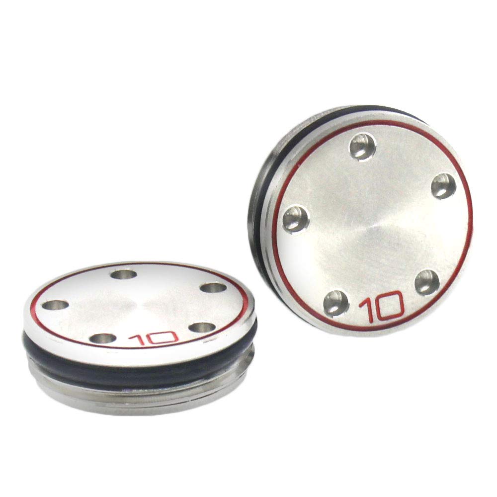 Protective O-rings seal the weight cavity to reduce moisture intrusion