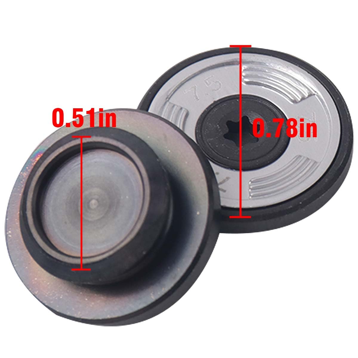 XFDACOV weight screw compatible with M21/M27/M37/M47 Taylormade lines, close-up.