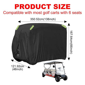 XhuangTech cover close-up shows 210D fabric and waterproof coating