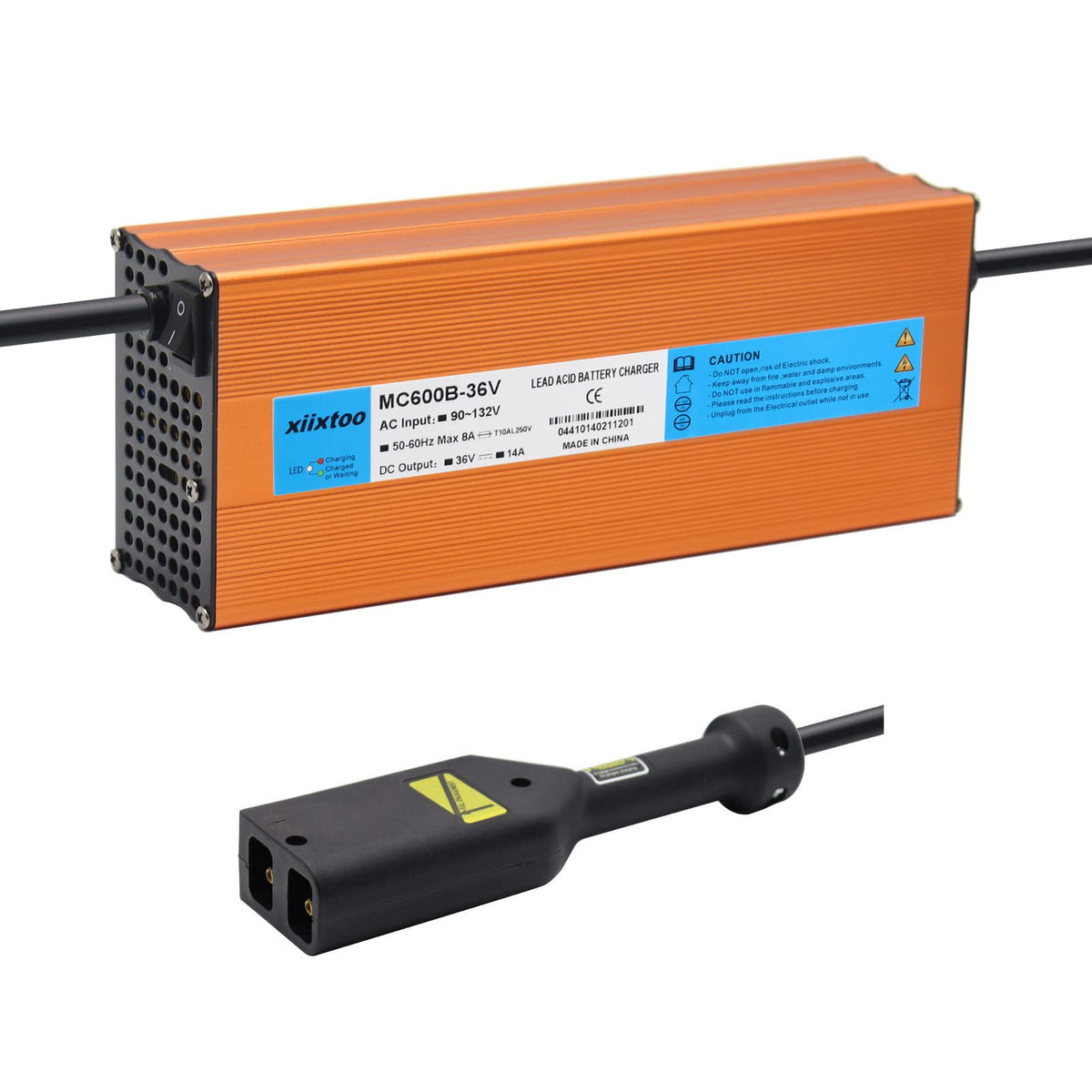 xiixtoo 36V 14A golf cart charger for EZGO TXT, portable charging