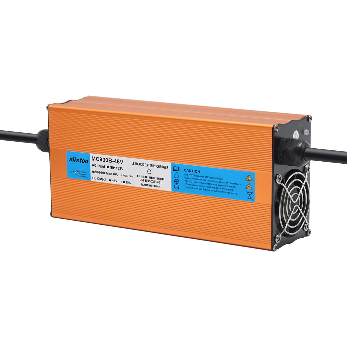 xiixtoo charger LED indicator shows charging and standby status