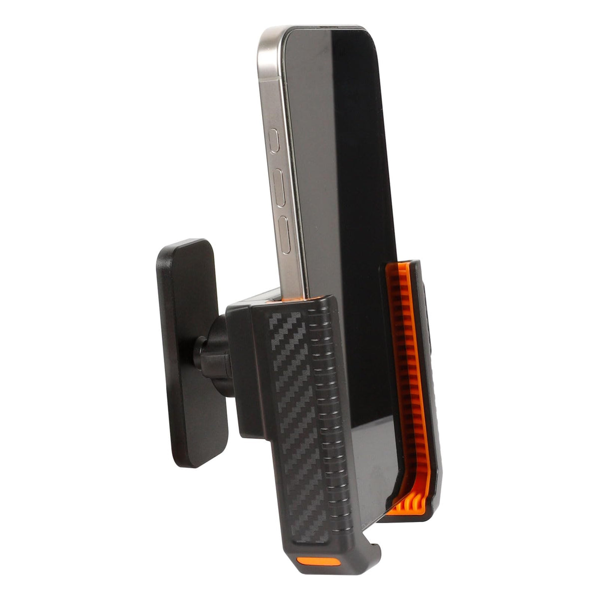 XIK magnetic golf cart phone holder base ensuring secure hold for 4.7–7.2 inch smartphones