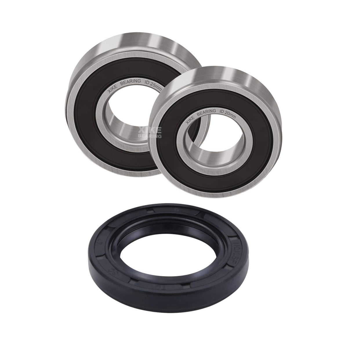 XIKE front axle bearings and seals for Yamaha 93306-204X0 improve reliability and smooth operation.