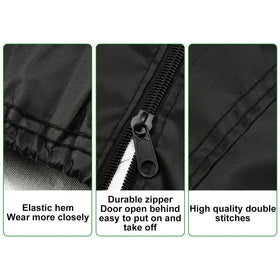 XIMINZ golf cart cover back zipper access enables entry without removing