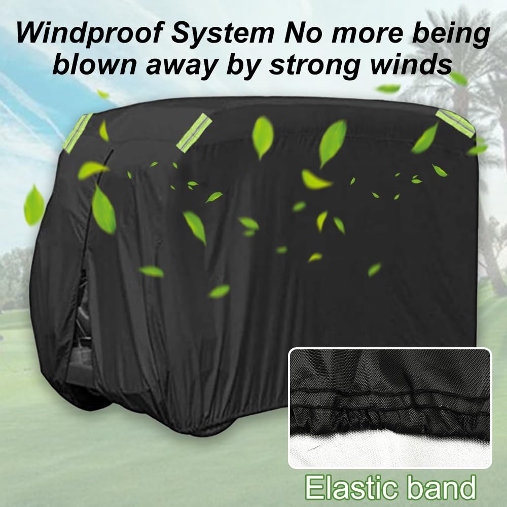 XIMINZ golf cart cover storage bag keeps cover compact and portable