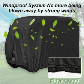 XIMINZ golf cart cover storage bag keeps cover compact and portable