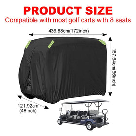 Tear-resistant 210D Oxford fabric on XIMINZ cover withstands harsh weather