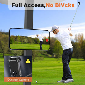 Xincarimo 360-degree rotation enables swing analysis from any seat angle.