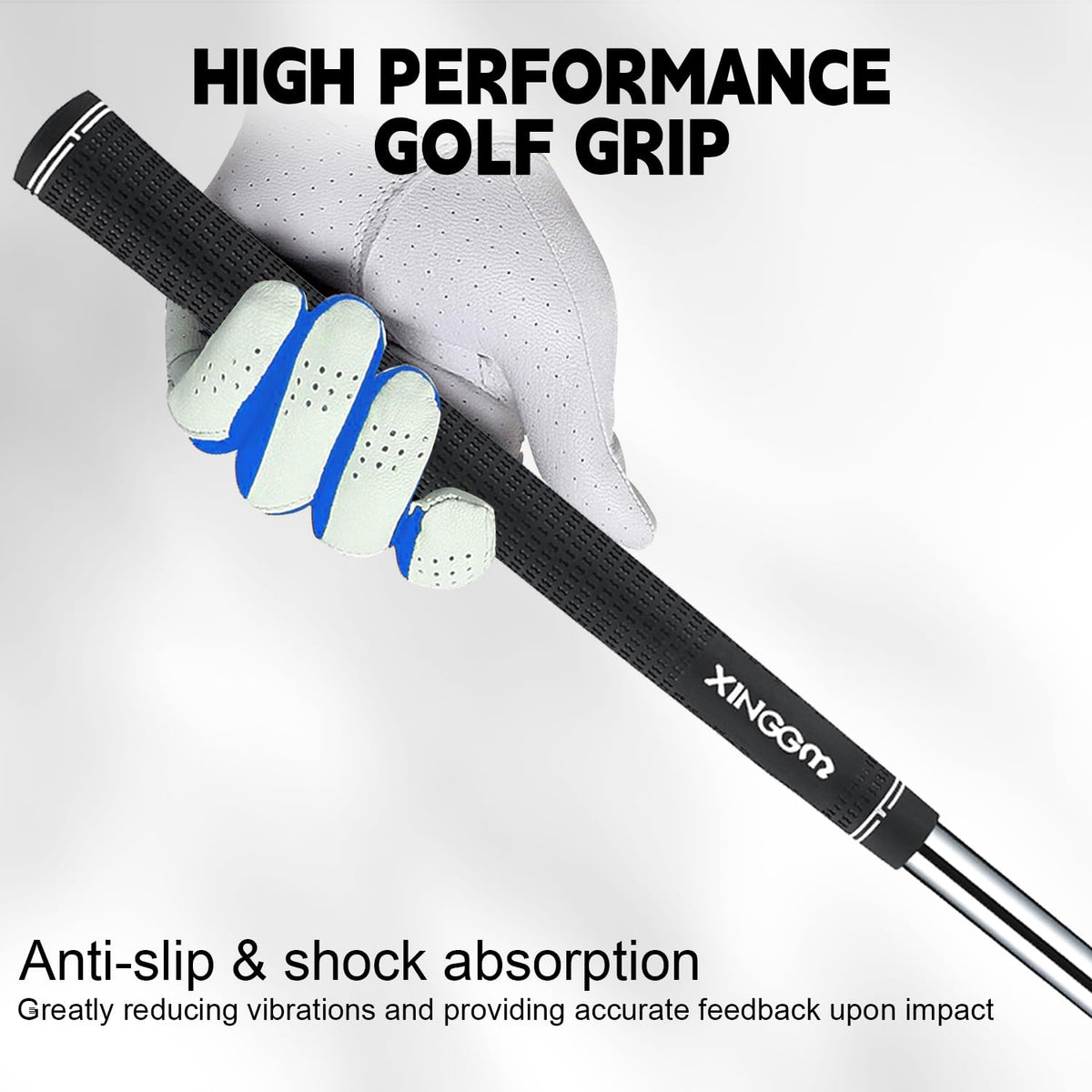 XINGGM forged wedge head provides durable performance in wet sand and rough turf.