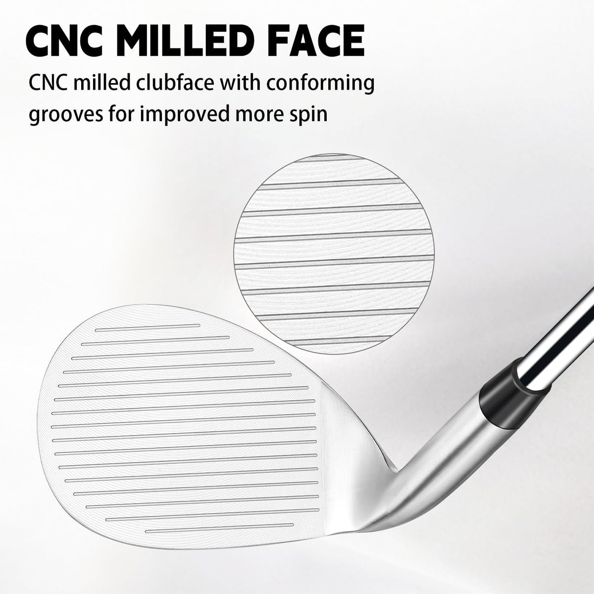 XINGGM wedge grip with anti-slip feel for steady swings.