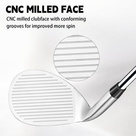 XINGGM wedge grip with anti-slip feel for steady swings.