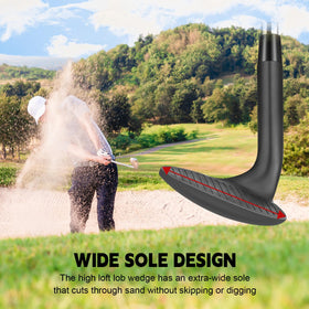 XINGGM wedge grooves designed to maximize backspin and shed water