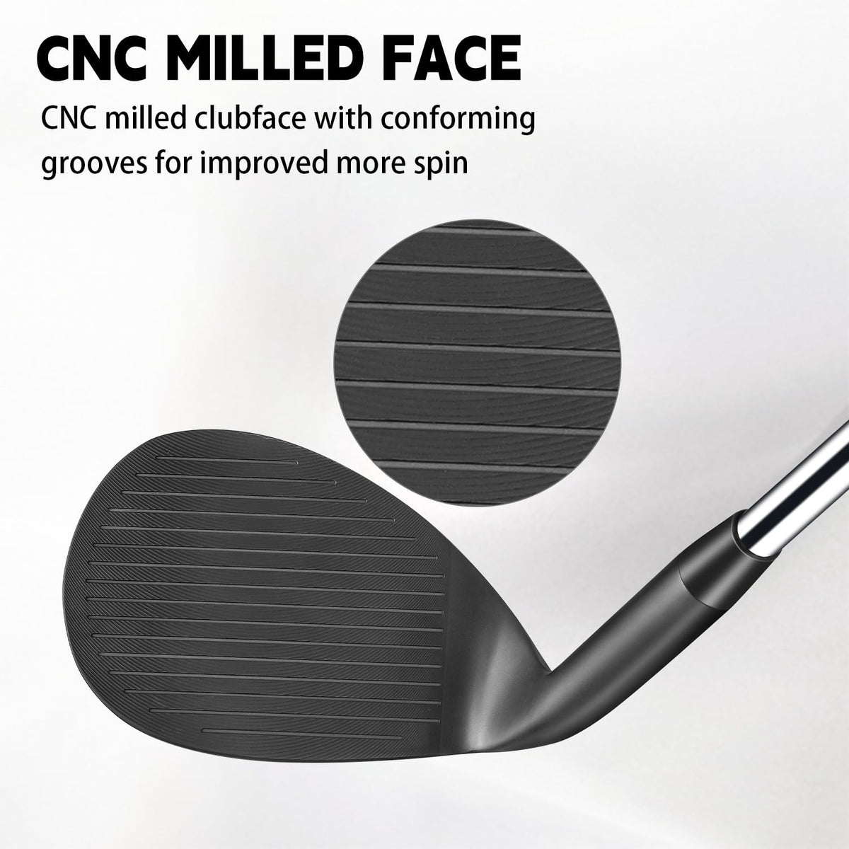 XINGGM wedge shaft and anti-slip grip for stable feel