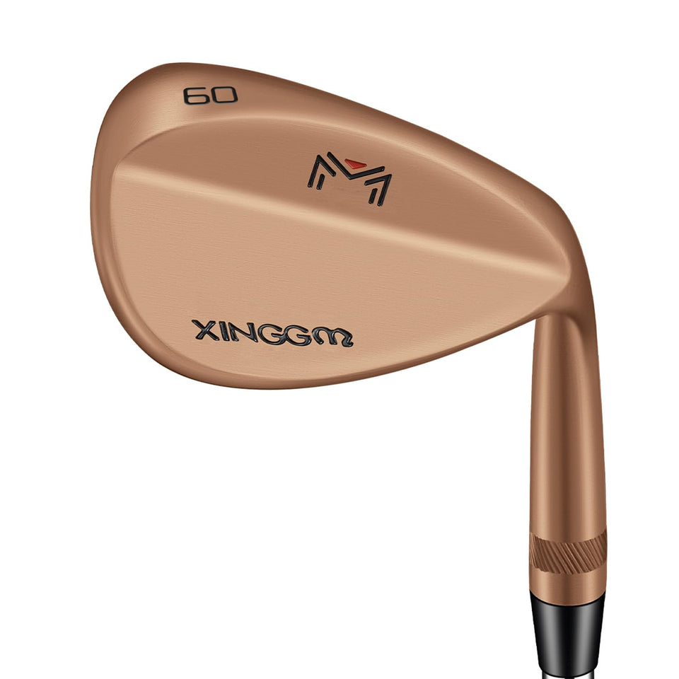 XINGGM forged golf wedge with beveled sole design aiding higher bunker shots.