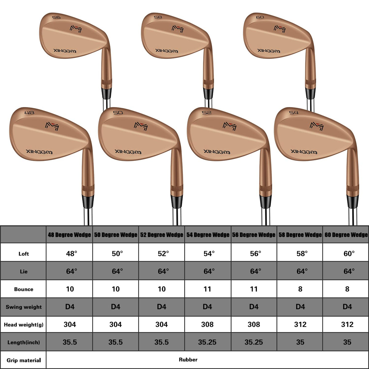 XINGGM wedge features spiral grooves shed water and debris for clean contact.