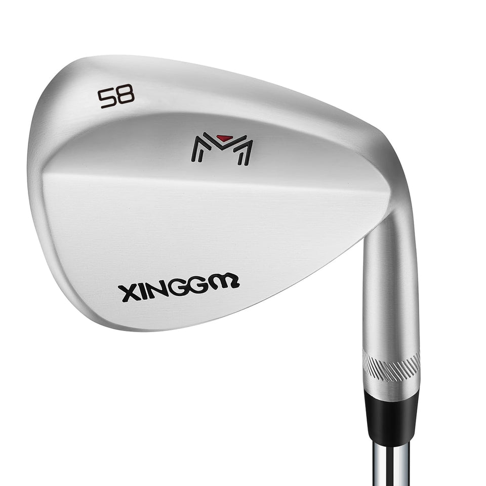 XINGGM forged wedge with beveled sole enables higher, easier bunker shots.