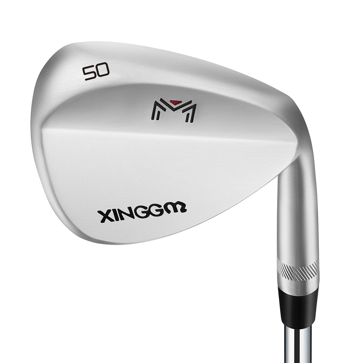XINGGM forged wedge face close-up showing beveled sole for precise shots