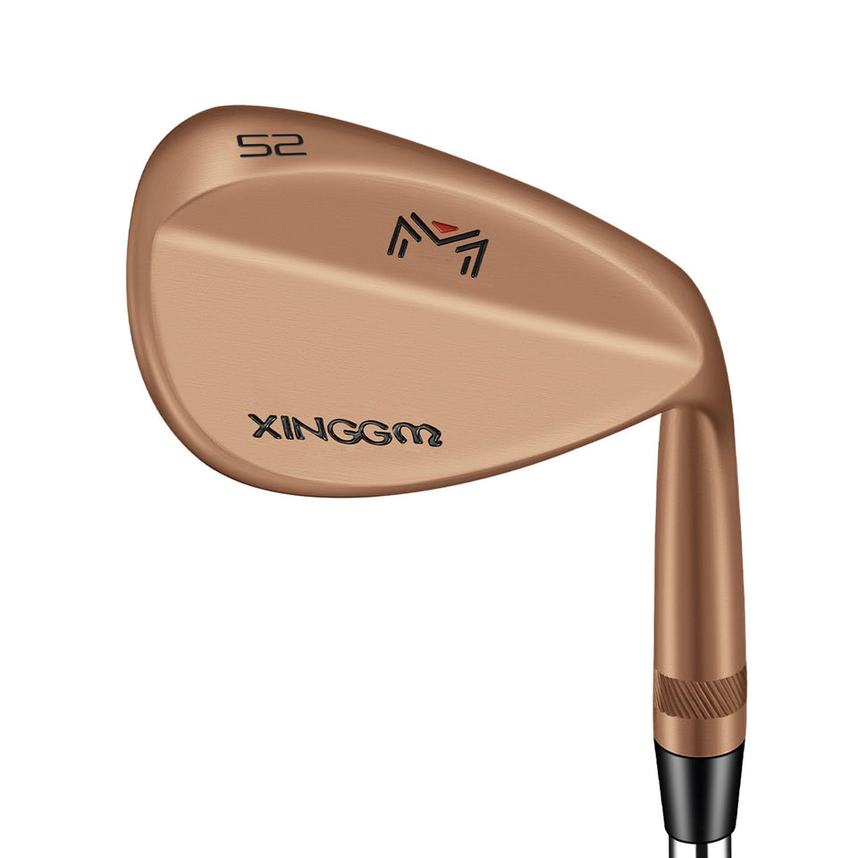 XINGGM forged wedge face micro grooves enhance spin and control on approach shots.