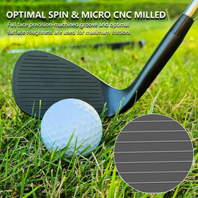 XINGGM forged wedge full-face milling boosts friction and backspin