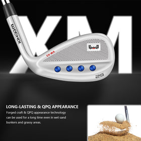 XINGGM forged wedge with milled-face increases spin and control.