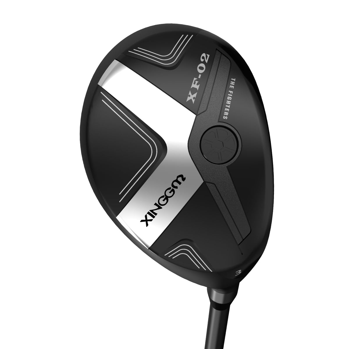 XINGGM 3H hybrid face on a graphite right-handed club for precise approach shots