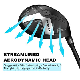 XINGGM anti-slip grip and dampened shaft enhance control and confidence