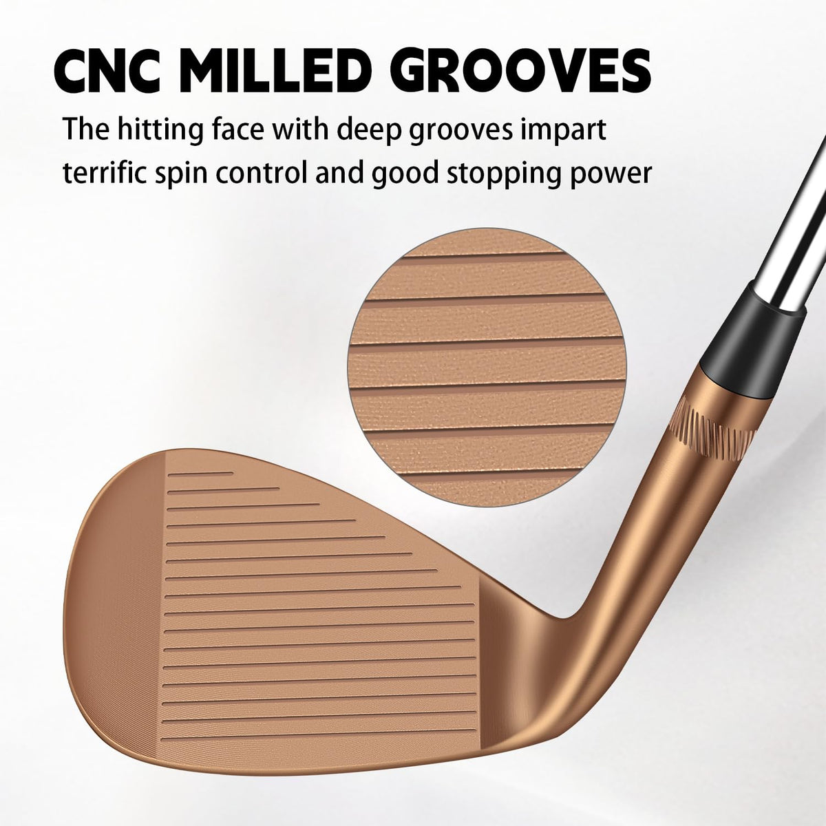 XINGGM wedge anti-slip grip and step-shaped shaft reduce vibration for stable swings