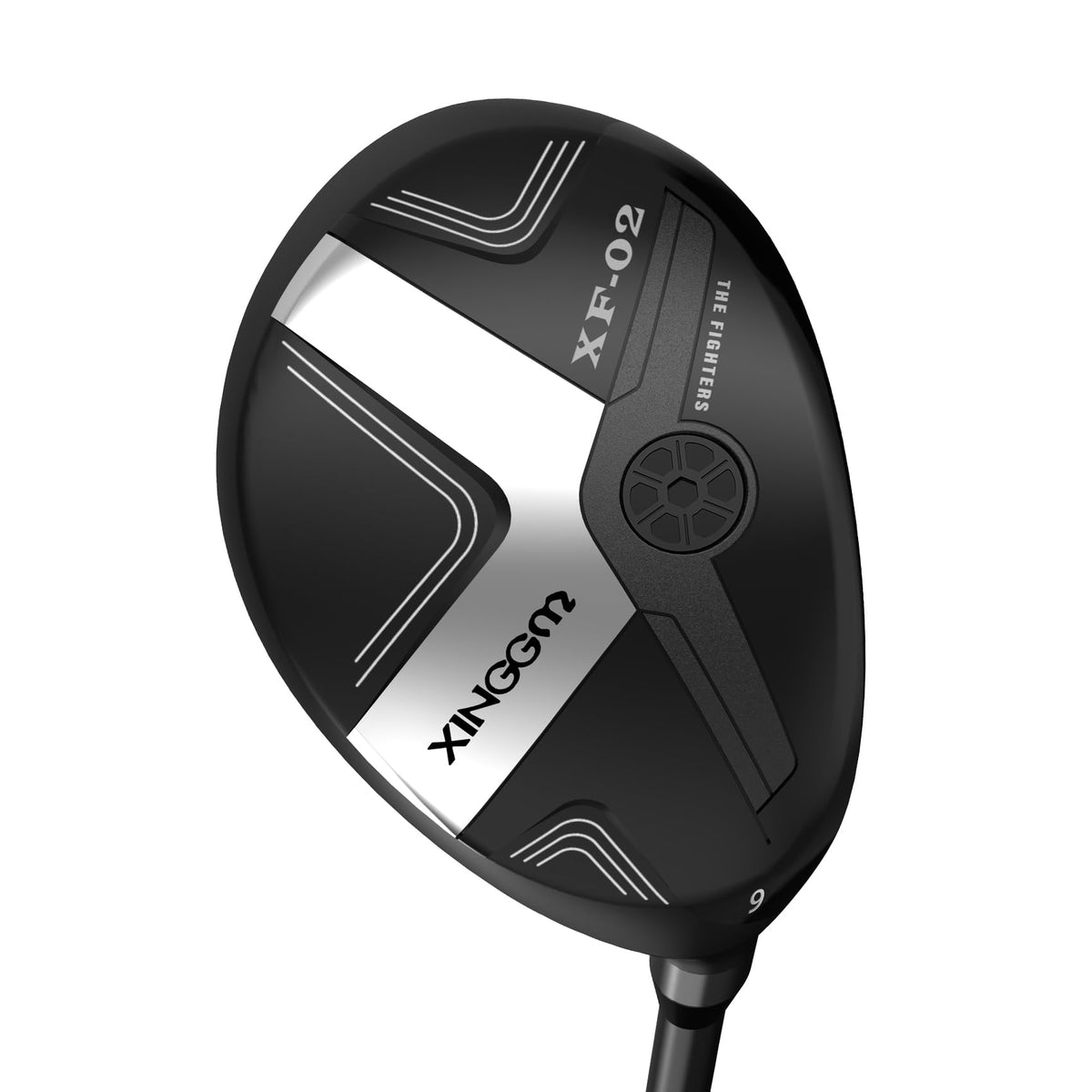 XINGGM Hybrid 3 Rescue front club head boosts stability on approach shots