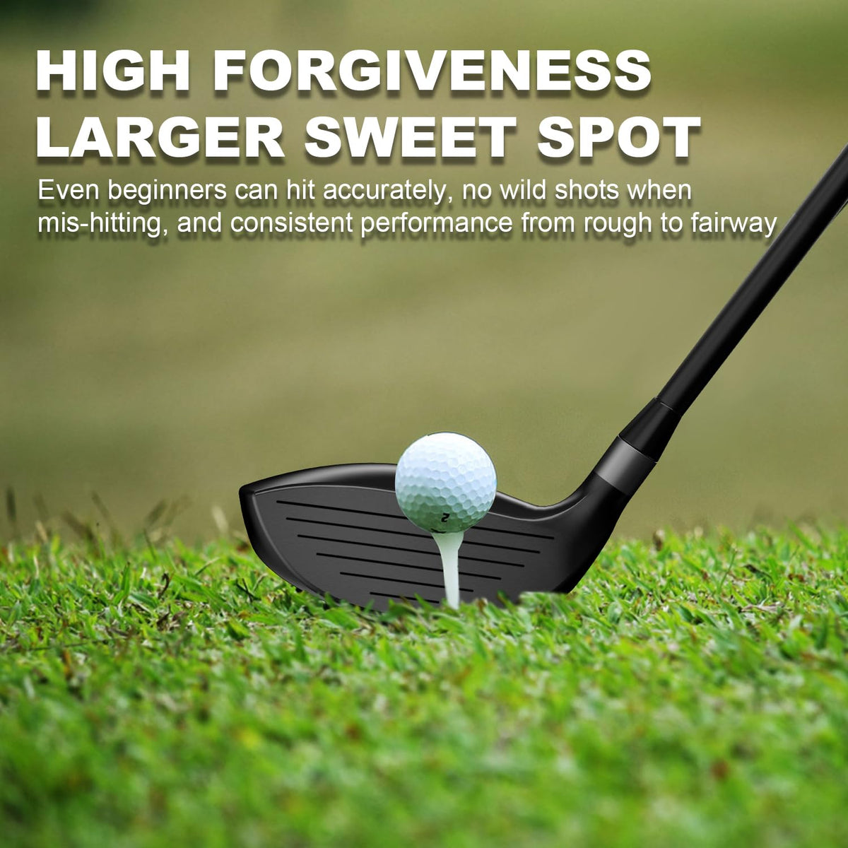 XINGGM Hybrid graphite shaft offers lighter feel and smooth swing