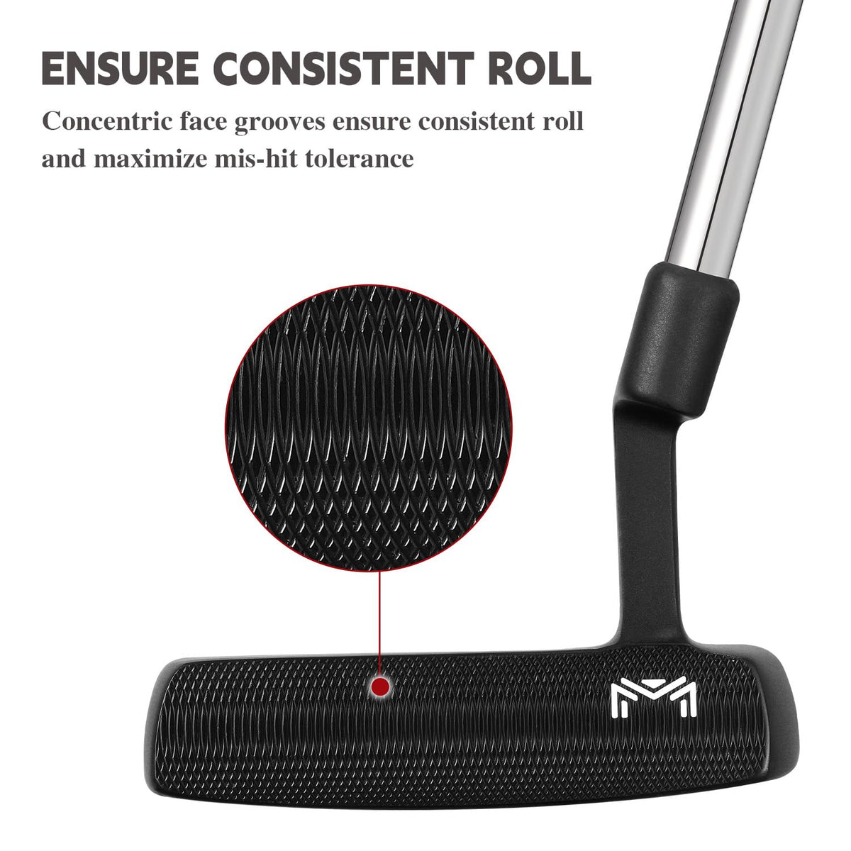 XINGGM putter face milled for consistent impact and distance control