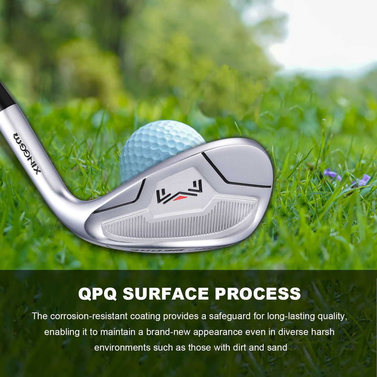 XINGGM Smart Wedge 60° for controlled shots near greens and sand.