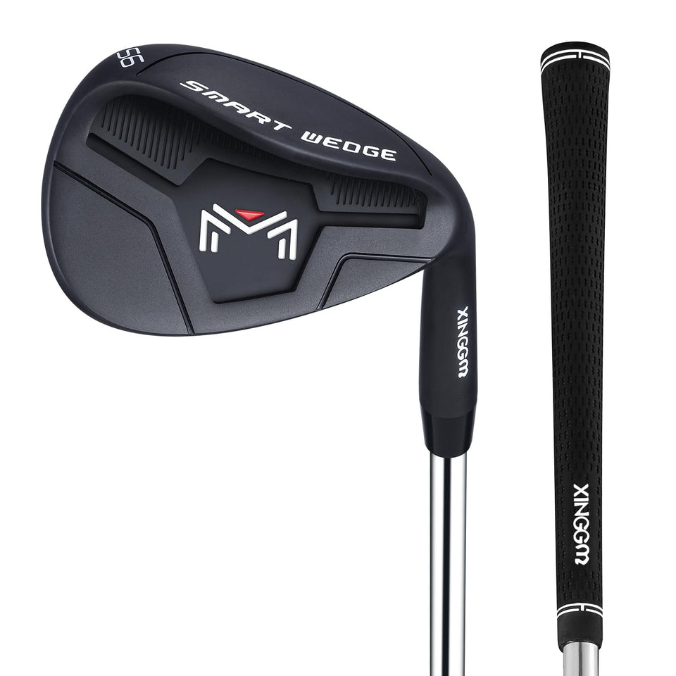 XINGGM Smart Wedge with full-face CNC grooves for consistent backspin on tight lies.