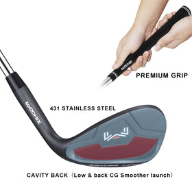 XINGGM Smart Wedge with elevated bounce helping glide through sand and avoid digging.